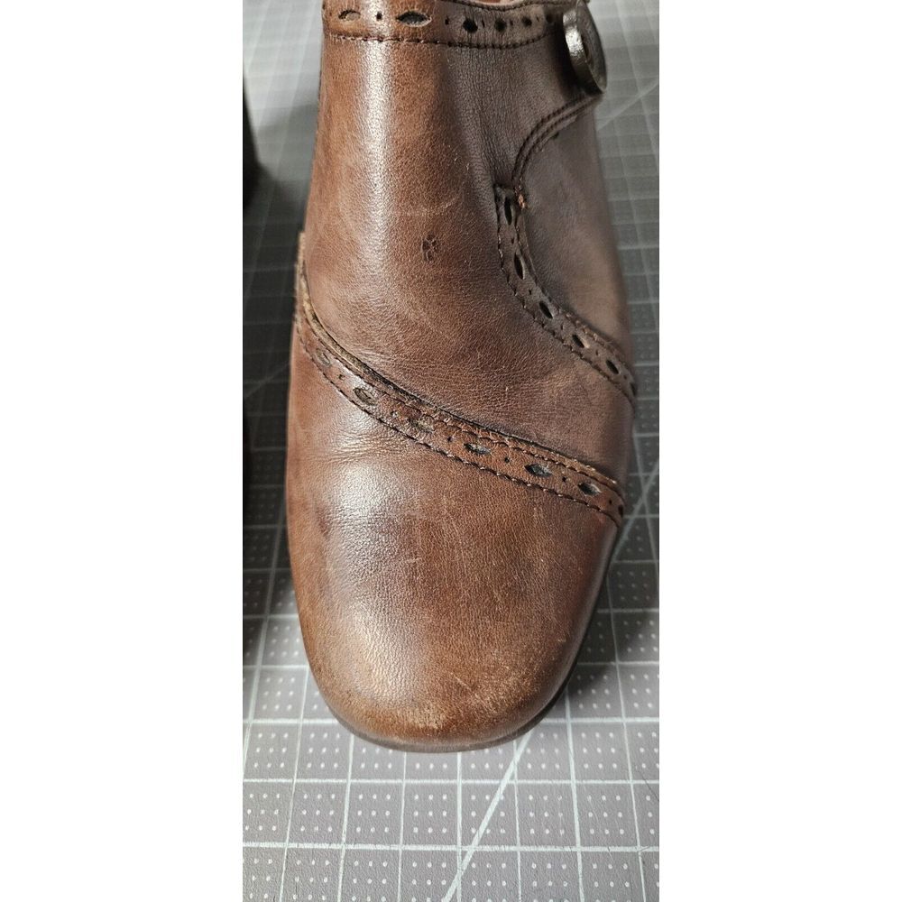 Earth Origins MARLA 2 Heeled Loafers Womens Size‎ 9M Brown Leather - Picture 4 of 11